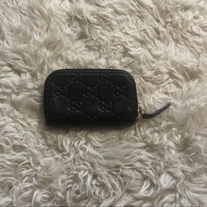 Gucci zip card holder